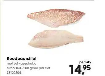 HANOS Roodbaarsfilet aanbieding