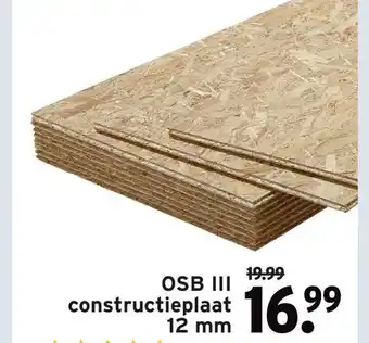 GAMMA OSB III constructieplaat 12 mm aanbieding