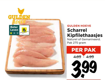 Vomar Voordeelmarkt Scharrel Kipfilethaasjes aanbieding