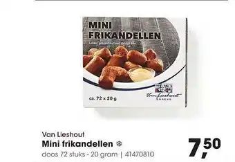 HANOS Van Lieshout Mini Frikandellen aanbieding