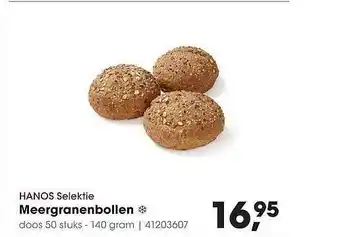 HANOS Hanos Selektie Meergranenbollen aanbieding