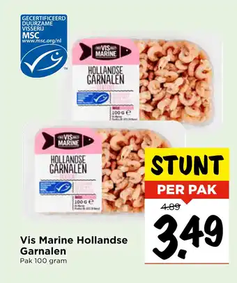 Vomar Voordeelmarkt Vis Marine Hollandse Garnalen aanbieding