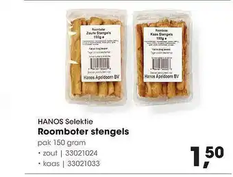 HANOS Hanos Selektie Roomboter Stengels aanbieding