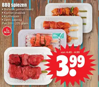 Dirk BBQ spiezen aanbieding