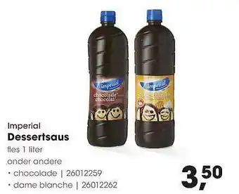 HANOS Imperial Dessertsaus aanbieding