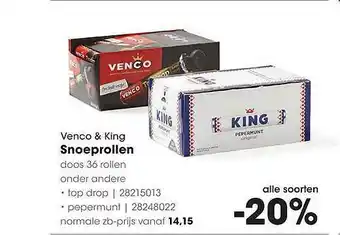 HANOS Venco & King Snoeprollen aanbieding