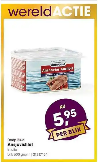 HANOS Deep Blue Ansjovisfilet aanbieding