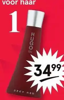 Etos Hugo Boss Deep Red eau de parfum 90 ml, aanbieding