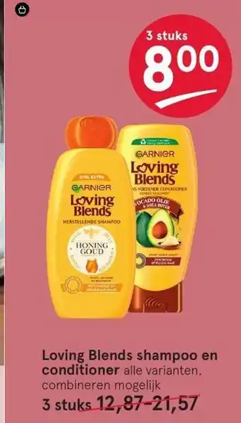 Etos Loving Blends shampoo en conditioner aanbieding