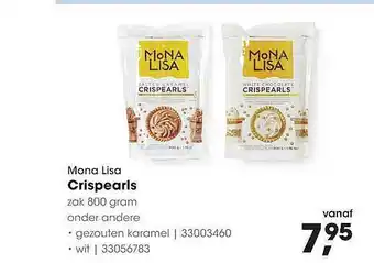 HANOS Mona Lisa Crispearls aanbieding