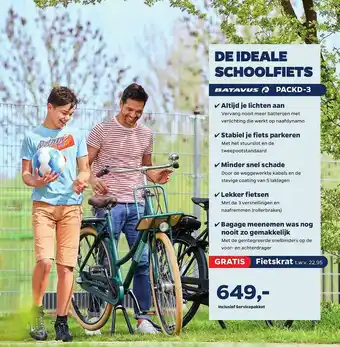 Bike Totaal Batavus Packd-3 Gratis Fietskrat aanbieding