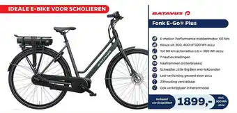 Bike Totaal Batavus Fonk E-Go® Plus aanbieding