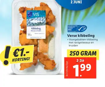 Lidl Verse kibbeling aanbieding