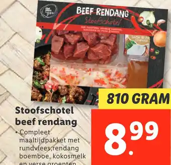 Lidl Stoofschotel beef rendang aanbieding