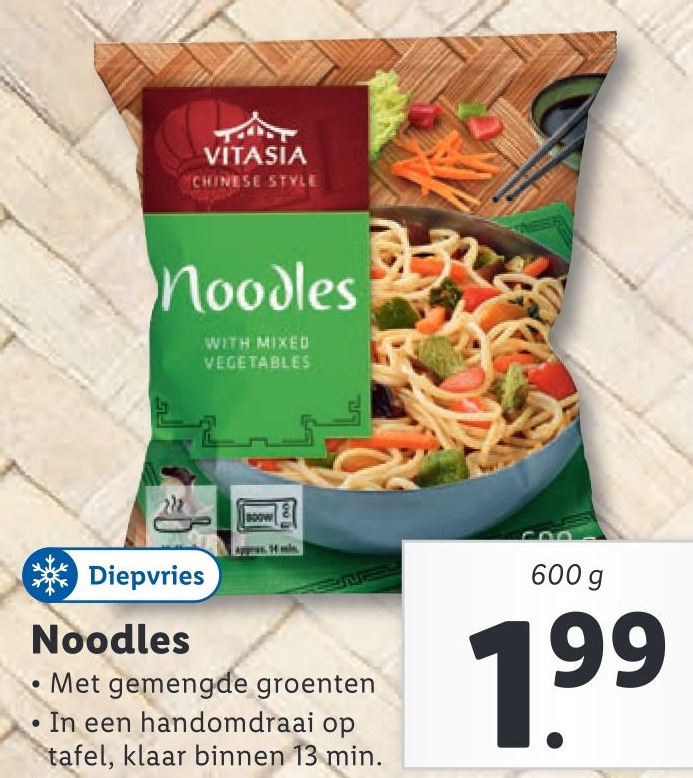 Noodles aanbieding bij Lidl