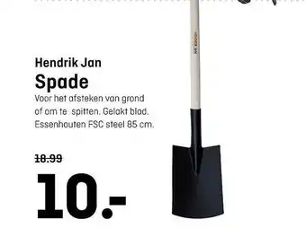 Hubo Hendrik Jan Spade aanbieding