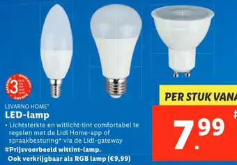 Lidl LIVARNO HOMEⓇ LED-lamp aanbieding