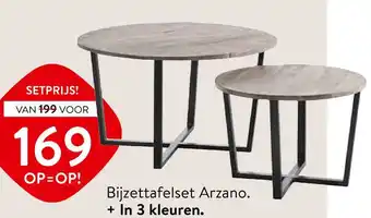 Profijt Meubel Bijzettafelset Arzano. aanbieding