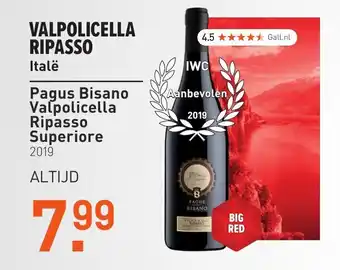 Gall & Gall Valpolicella Ripasso aanbieding