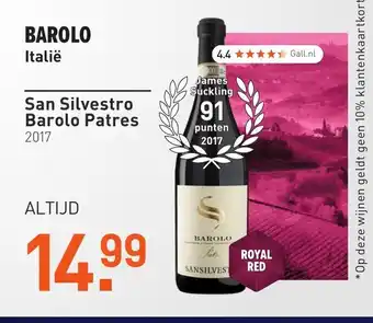 Gall & Gall Barolo aanbieding