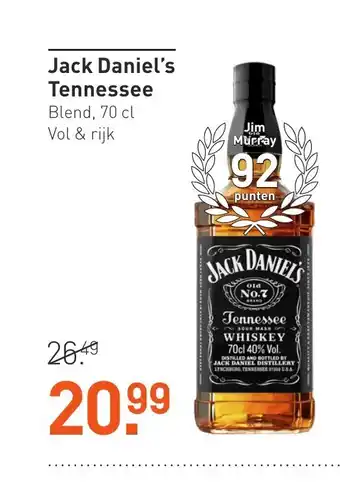 Gall & Gall Jack Daniel's Tennessee Blend, 70 cl aanbieding