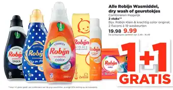 PLUS Alle Robijn Wasmiddel, dry wash of geurstokjes aanbieding