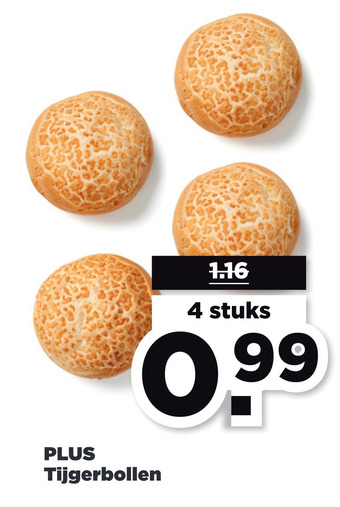 PLUS PLUS Tijgerbollen aanbieding