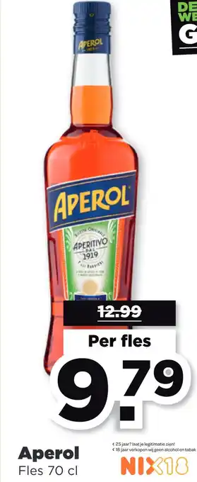 PLUS Aperol Fles 70 cl aanbieding