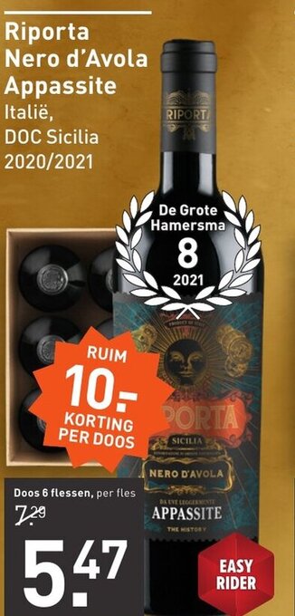 Gall & Gall Riporta nero d'avola appassite aanbieding