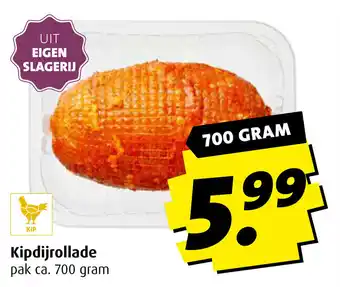 Boni Kipdijrollade 700 gram aanbieding