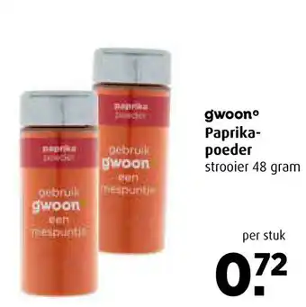 Boni Gwoon Paprikapoeder 48 gram aanbieding