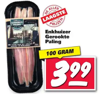 Nettorama Enkhuizer Gerookte Paling 100 gram aanbieding