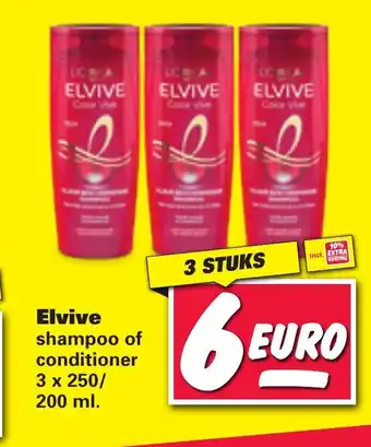 Nettorama Elvive 3 x 250/200 ml aanbieding