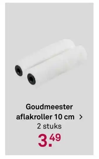 Karwei Goudmeester aflakroller 10 cm aanbieding