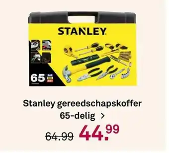 Karwei Stanley gereedschapskoffer 65-delig aanbieding