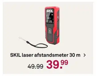 Karwei SKIL laser afstandsmeter 30 m aanbieding