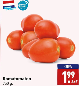 ALDI Romatomaten aanbieding