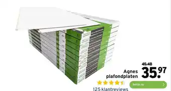 GAMMA Agnes plafondplaten aanbieding