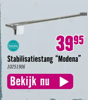 Hornbach Stabilisatiestang "Modena aanbieding