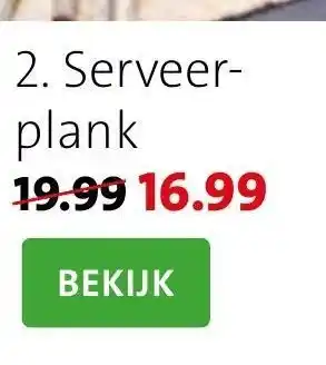 Intratuin Serveerplank aanbieding