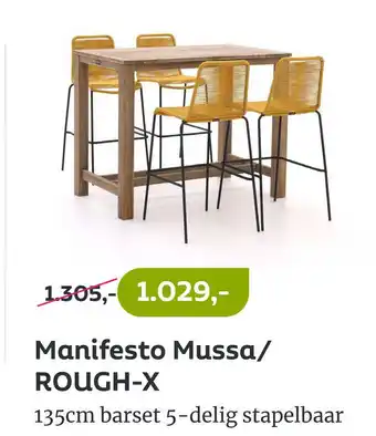 Kees Smit Manifesto Mussa/ ROUGH-X aanbieding