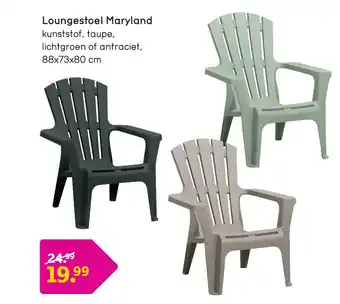 Leen Bakker Loungestoel Maryland aanbieding