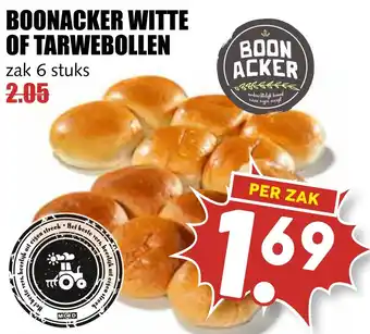 MCD Supermarkt BOONACKER WITTE OF TARWEBOLLEN aanbieding