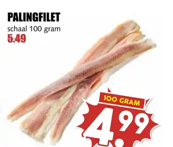 MCD Supermarkt PALINGFILET aanbieding