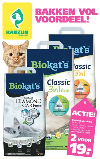 Ranzijn Kattenbakvulling aanbieding