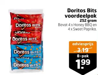 Trekpleister Doritos Bits voordeelpak aanbieding