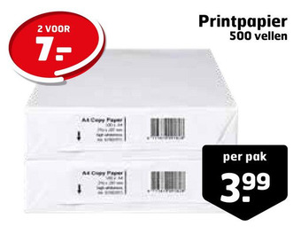 Trekpleister Printpapier aanbieding