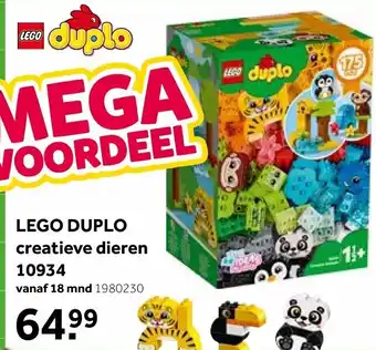 Intertoys LEGO DUPLO Creatieve dieren 10934 aanbieding