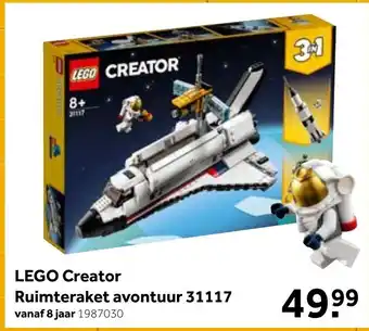 Intertoys LEGO CREATOR Ruimteraket avontuur 31117 aanbieding