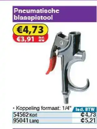 Toolstation Pneumatische Blaaspistool aanbieding